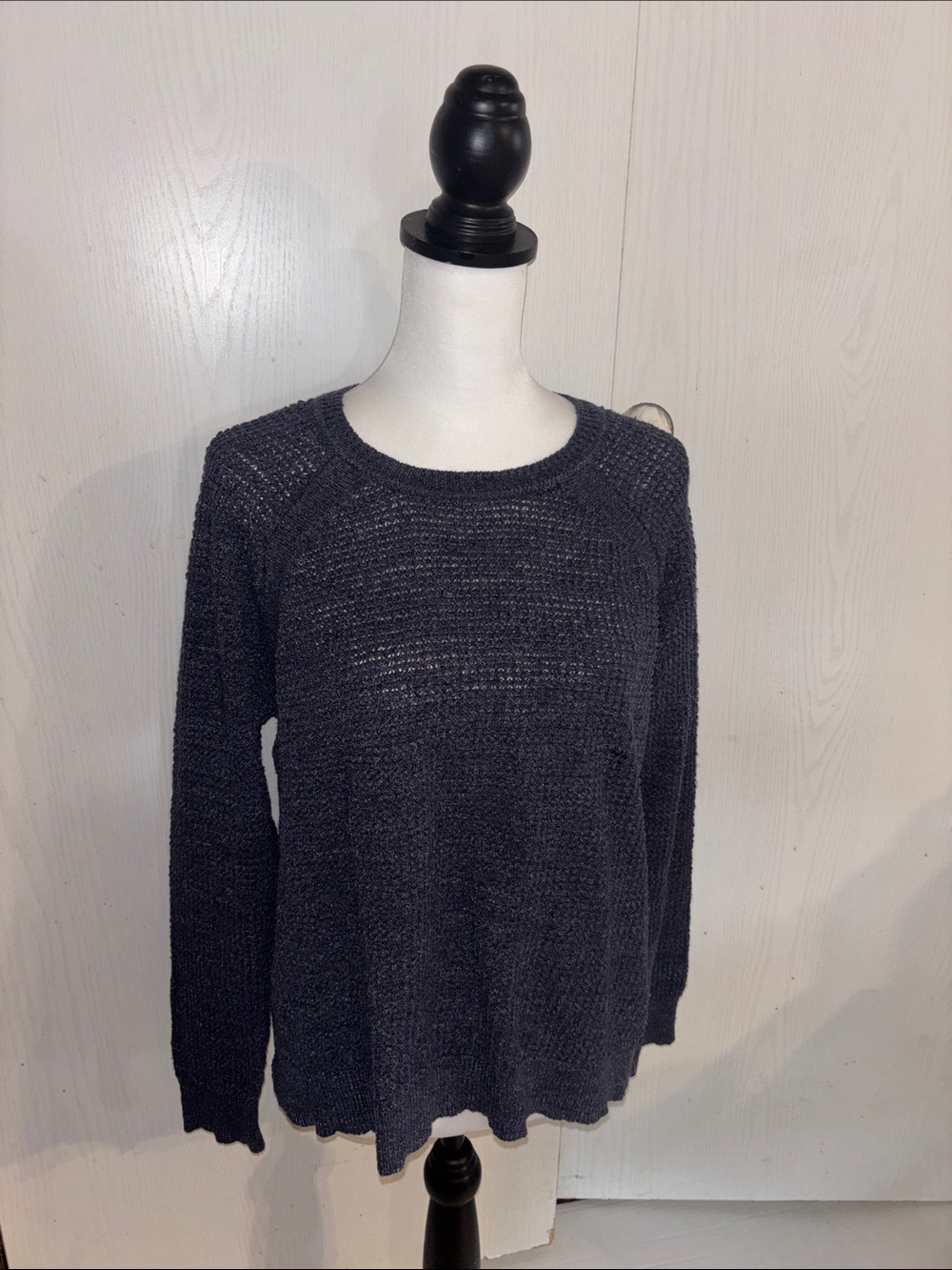 J. Crew Dark Charcoal Crewneck Sweater